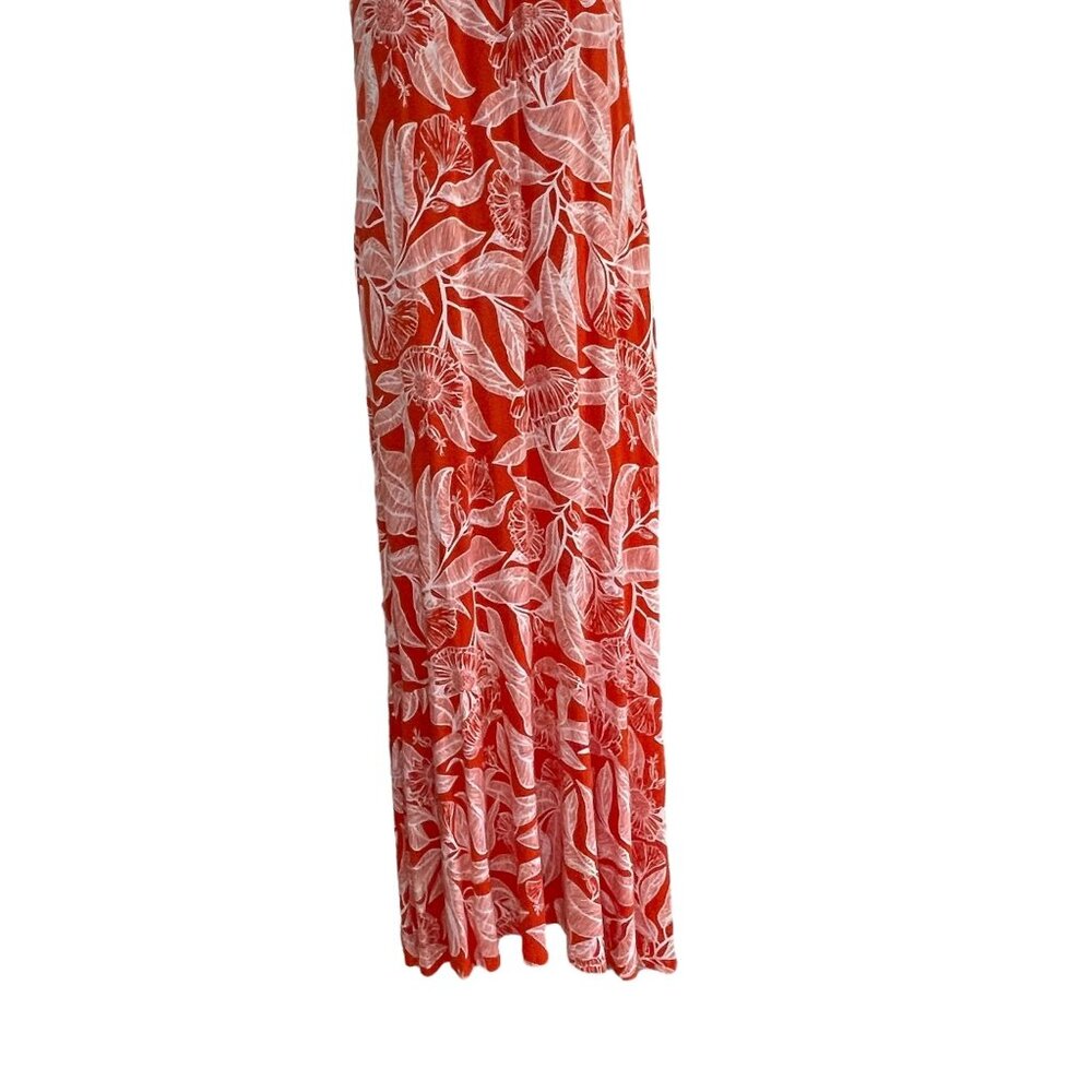 Serra Womens Maxi Dress Med Boho Floral Print Sleeveless Summer Vacation Flowy - Picture 10 of 12